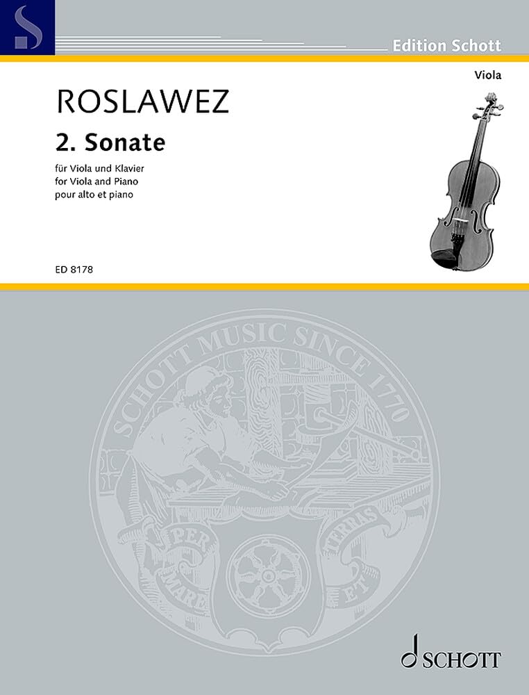 Sonate Nr. 2: Erstausgabe. Viola und Klavier. Arts & Music