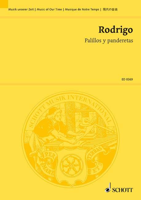 Palillos y panderetas: Música para una tonadilla imaginaria. Orchester. Partitur. (Musik unserer Zeit) Sheet Music
