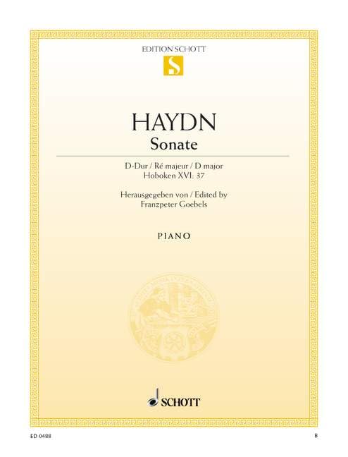 Sonate Ré majeur: nach dem Urtext. Hob. XVI:37. piano. Sheet Music
