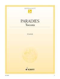 Toccata A major: piano. Sheet Music