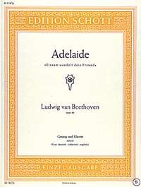 Adelaide: op. 46. medium voice and piano. moyenne. Sheet Music