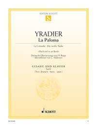 La Paloma: high voice and piano. aiguë. Sheet Music