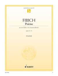 Poème: from the Idyll "Ein Sommerabend". op. 41/6. piano. Sheet Music