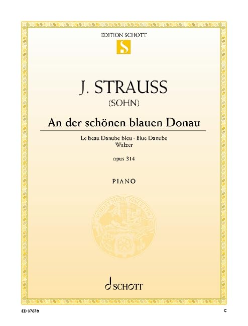 Frühlingsstimmen: Waltz. op. 410. violin and piano. Sheet Music