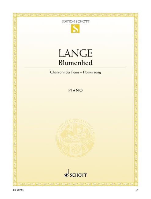 Product Image: Chansons des fleurs: op. 39. piano.