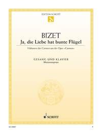 Carmen: Ja, die Liebe hat bunte Flügel (Habanera). Mezzo-soprano and Piano. mezzo-soprano. Sheet Music