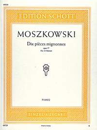 Le célèbre Menuet: No. 10 de "Dix Pièces Mignonnes". op. 77. piano. Sheet Music