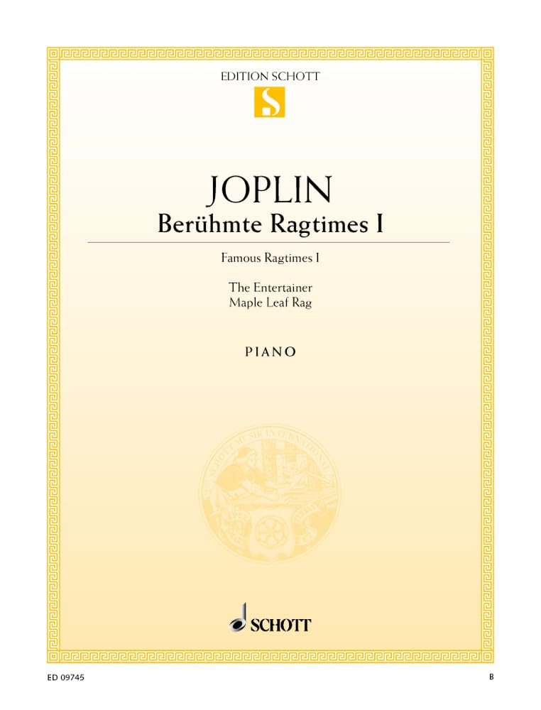 Berühmte Ragtimes: Band 1. Klavier. (Edition Schott Einzelausgabe, Band 1) Sheet Music