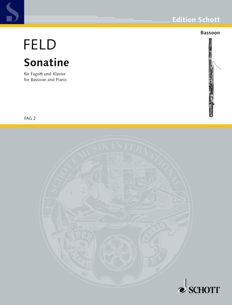 Sonatine: Fagott und Klavier. (Edition Schott) Sheet Music