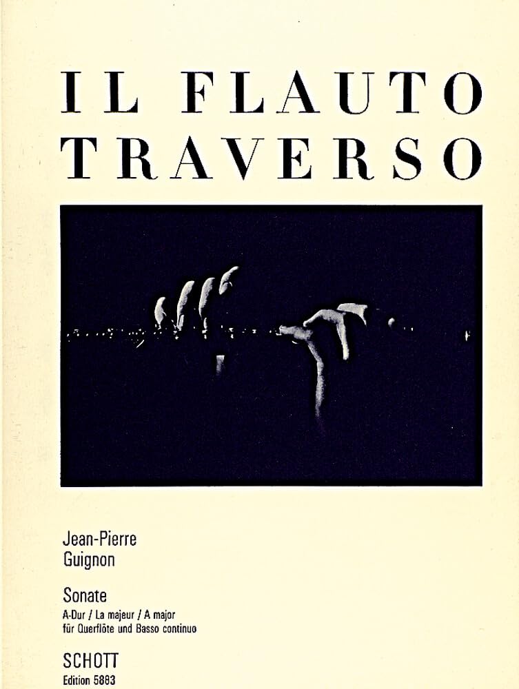 Sonate A-Dur: op. 1/8. Flöte und Basso continuo. (Il Flauto traverso) Sheet Music