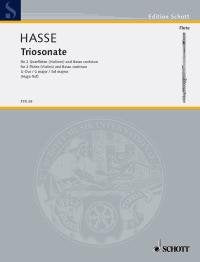 Triosonata No. 4 G major: 2 flutes (violins) and basso continuo. Sheet Music