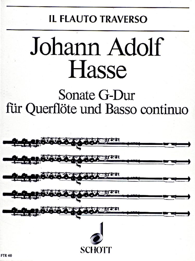Sonate G-Dur: Flöte (Oboe, Violine) und Basso continuo. (Il Flauto traverso) Sheet Music