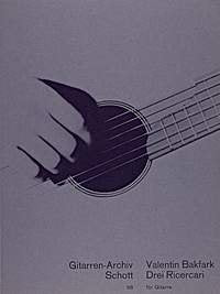Product Image: 3 Ricercari: guitar.