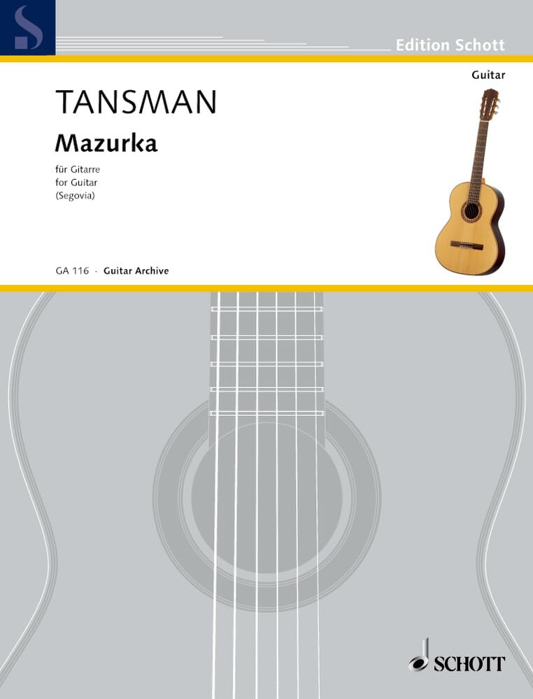 Mazurka: Gitarre. (Edition Schott) Sheet Music