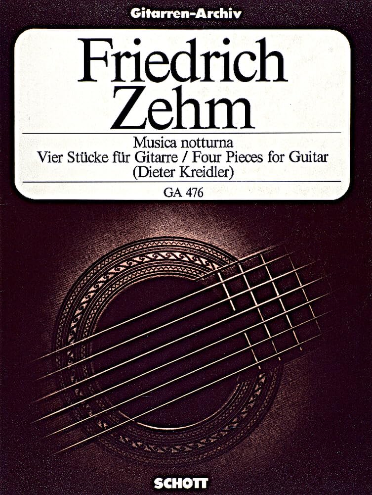 Musica notturna: Vier Stücke. guitar. Sheet Music