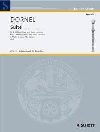 Suite in D minor: 2 treble recorders (flutes, oboes, violins) and basso continuo; cello (viola da gamba, bassoon) ad libitum. Sheet Music