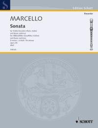 Two Sonatas: No. 8 D Minor. op. 2. treble recorder (violin, flute) and basso continuo; cello/viola da gamba ad libitum. Sheet Music