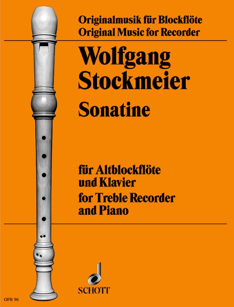 Sonatine: Alt-Blockflöte und Klavier. (Originalmusik für Blockflöte) Sheet Music