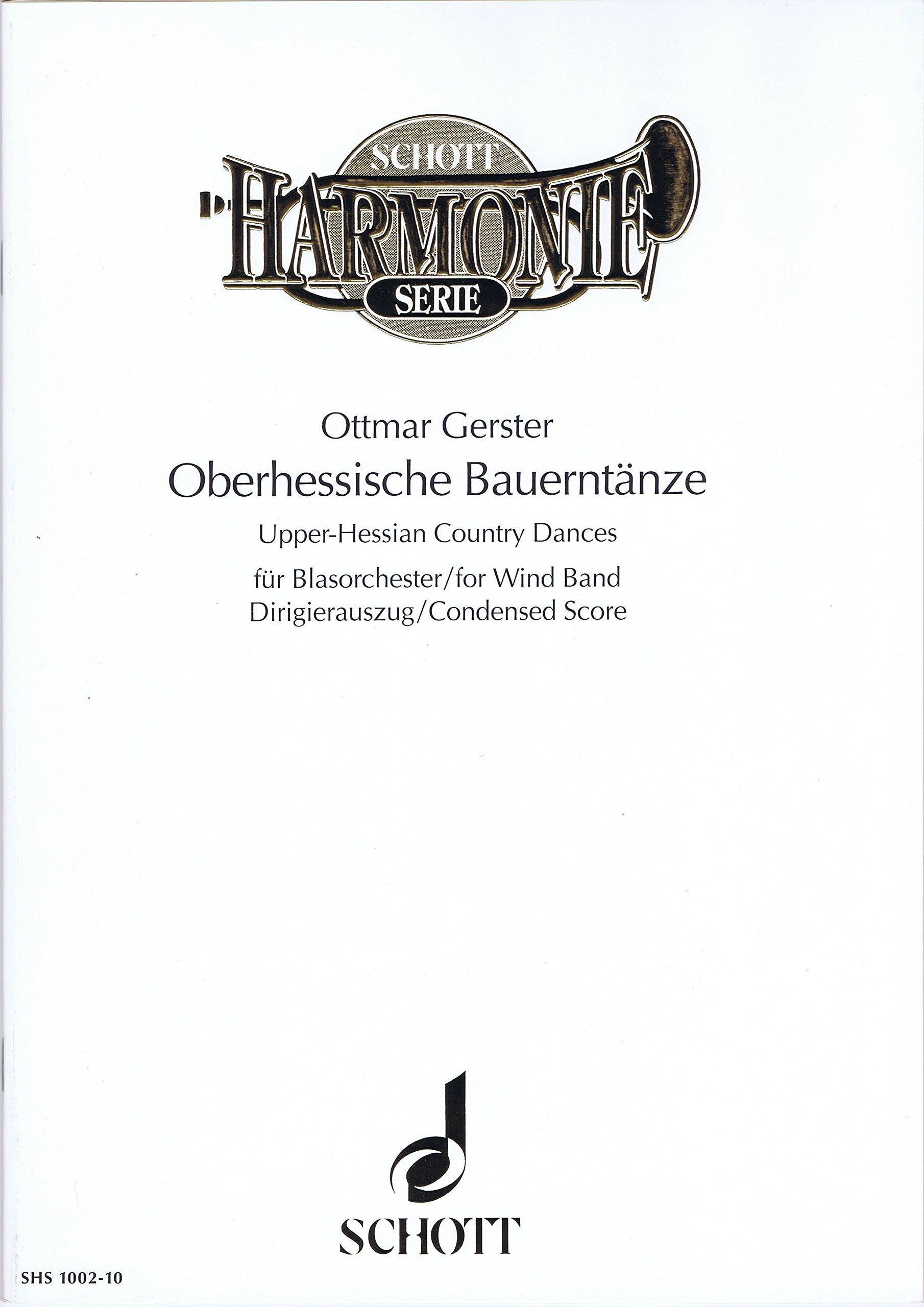 Upper-Hessian Country Dances: wind band. Réduction conducteur. Sheet Music