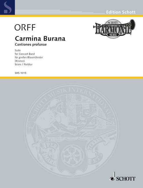 Carmina Burana: Cantiones profanae. wind band. Partition. Sheet Music