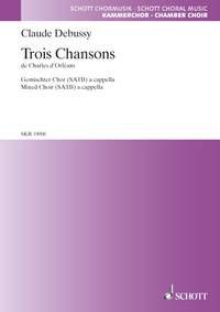3 Chansons de Charles d'Orléans: mixed choir (SATB) with solo (A). Partition de chœur. Books