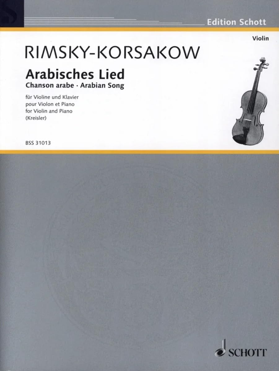 Chanson arabe: from "Scheherazade". No. 5. violin and piano. book