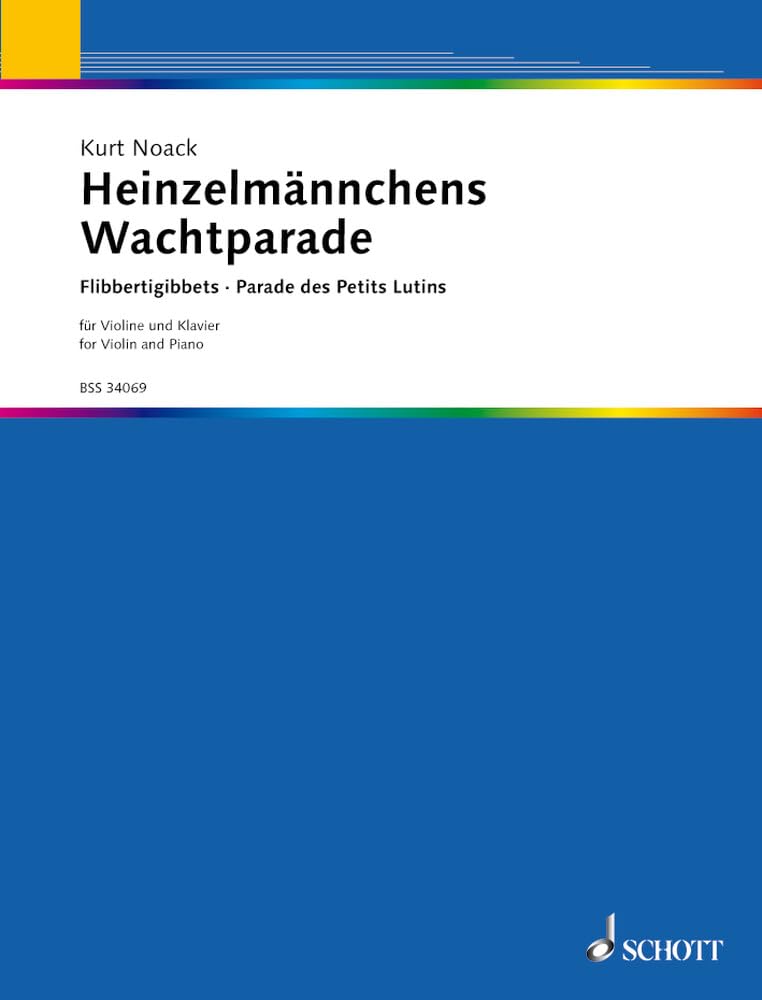 Heinzelmännchens Wachtparade: D-Dur. op. 5. Violine und Klavier. Sheet Music