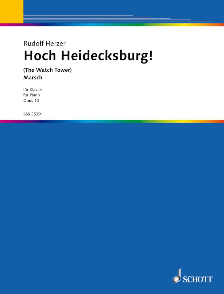 Hoch Heidecksburg!: Marsch. op. 10. Klavier. Sheet Music