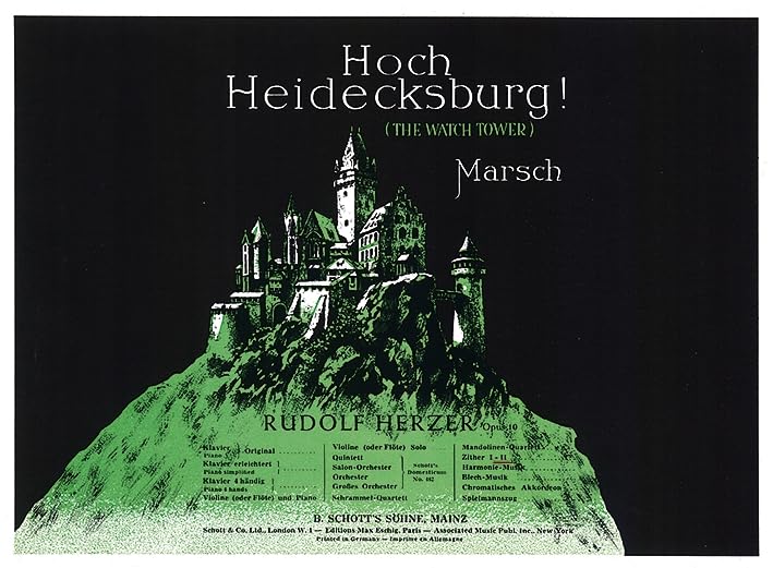 Hoch Heidecksburg: Marsch (Münchner Stimmung). op. 10. 2 Zithern. Zither II. Sheet Music