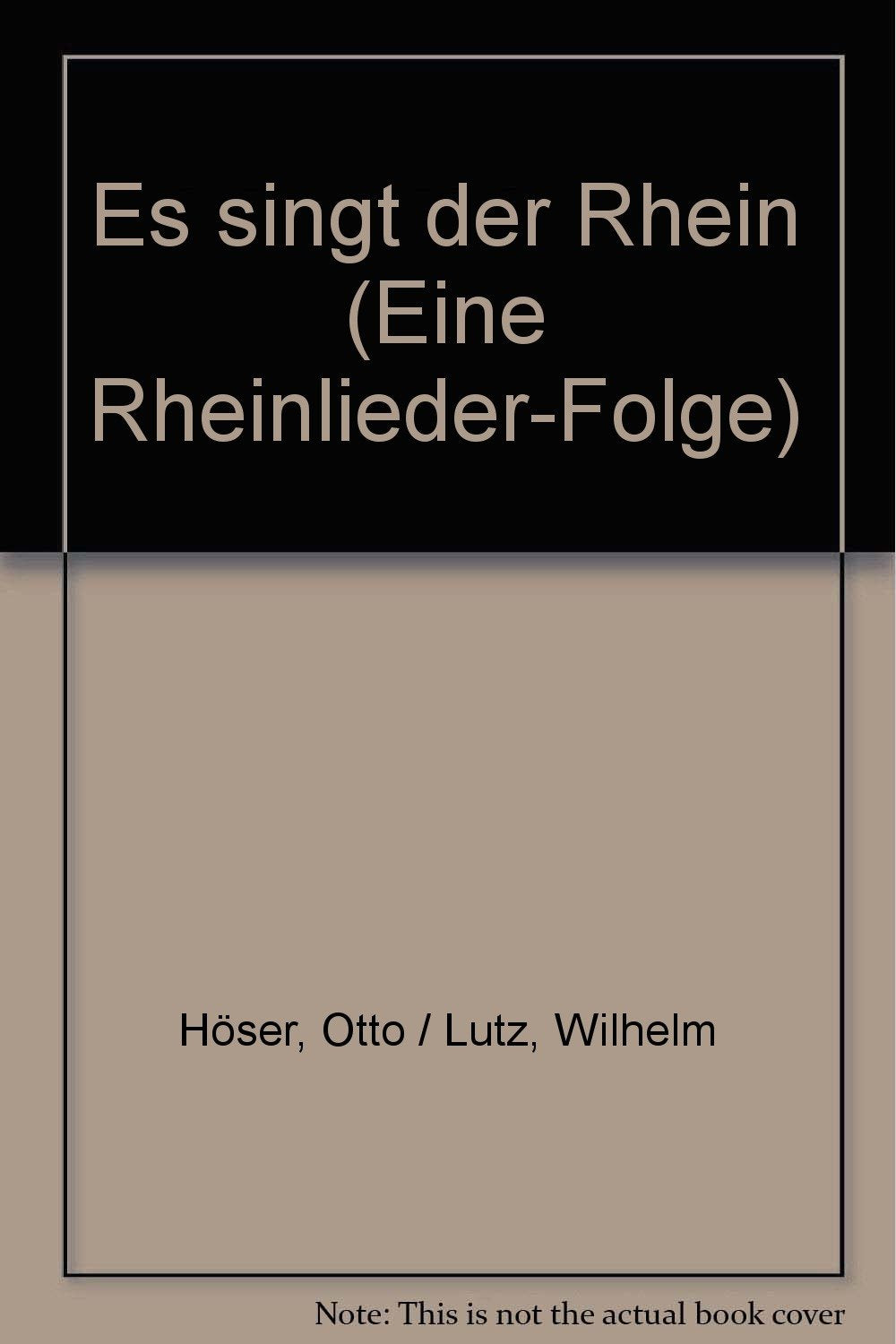 ES SINGT DER RHEIN Sheet Music