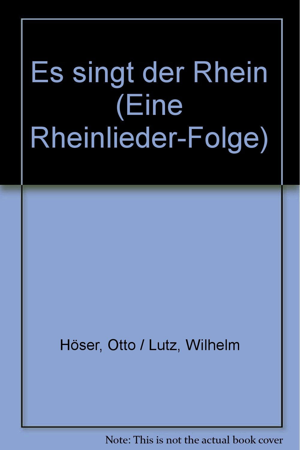 ES SINGT DER RHEIN Sheet Music