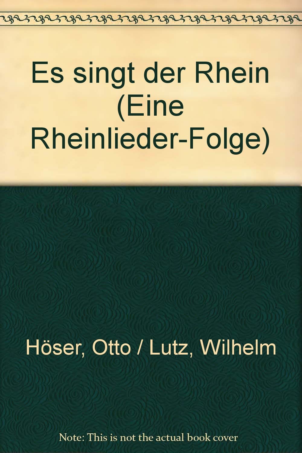ES SINGT DER RHEIN Sheet Music
