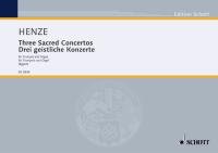 Drei geistliche Konzerte: für Trompete und Orgel. Trompete in C und Orgel. (Edition Schott) Arts & Music