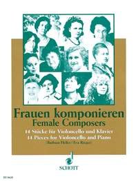Les femmes composent: 14 Pieces. cello and piano. Sheet Music