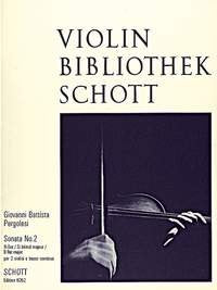 Sonate Nr. 2 B-Dur: 2 Violinen und Basso continuo. (Violin-Bibliothek) Sheet Music