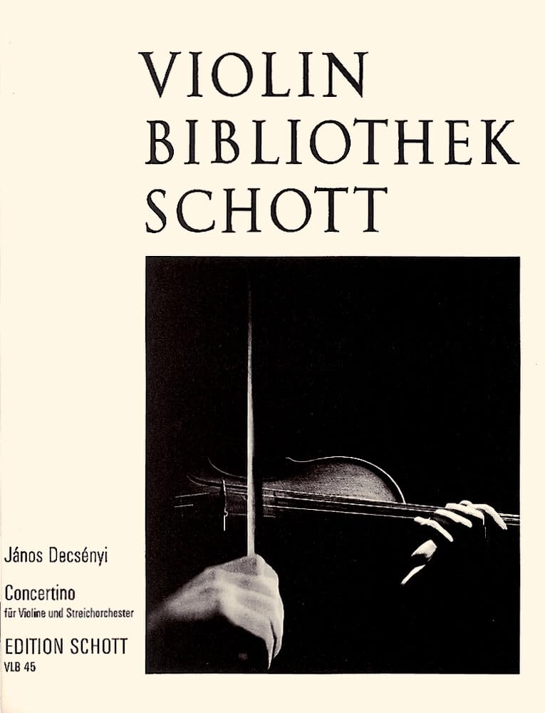 Concertino: Violine und Streichorchester. Klavierauszug mit Solostimme. (Violin-Bibliothek) Sheet Music