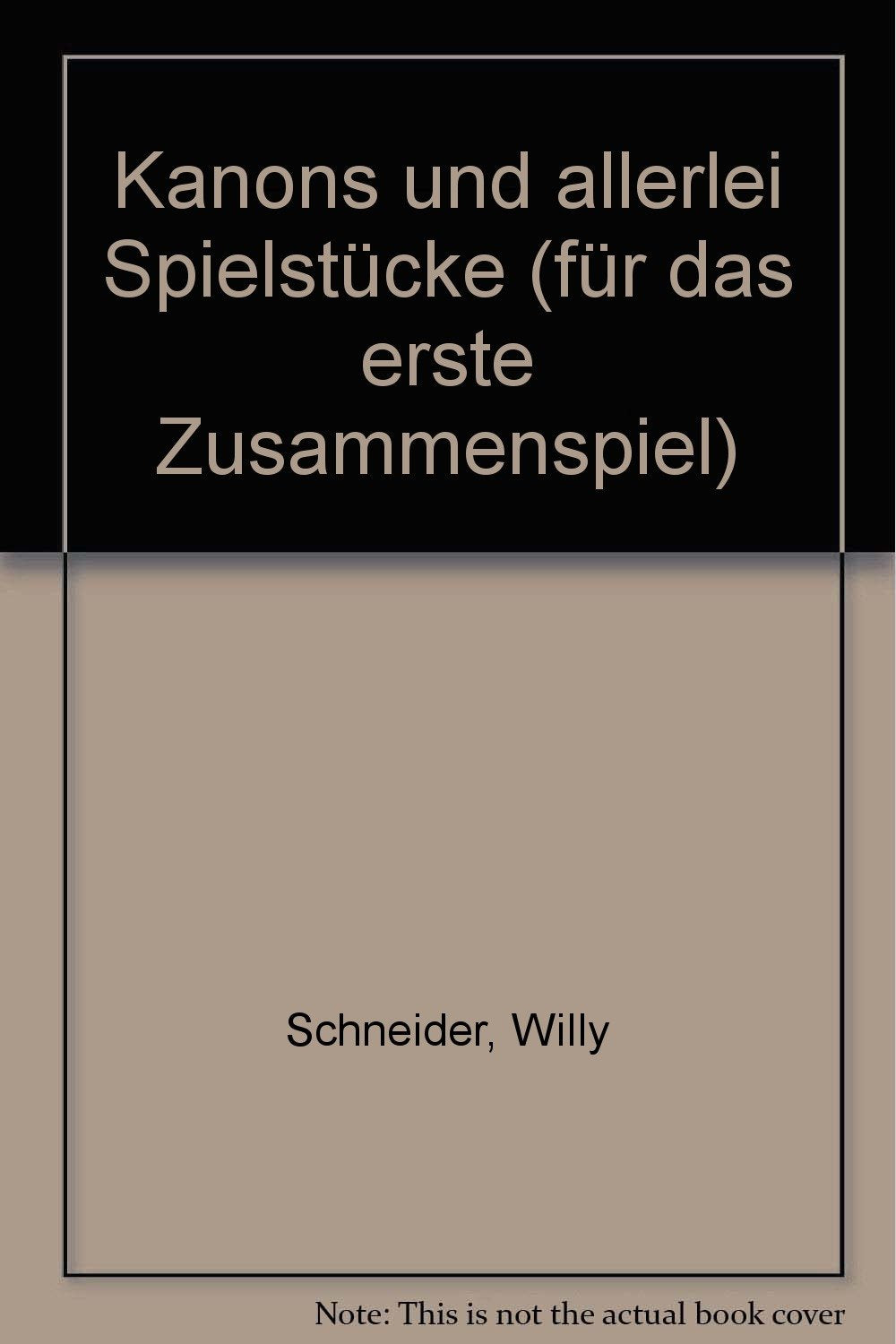 Kanons und allerlei spielstucke book