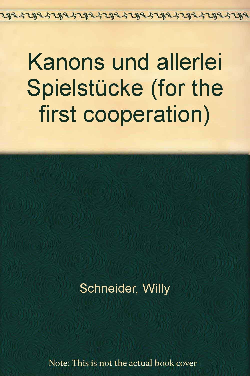 Kanons und allerlei spielstucke book