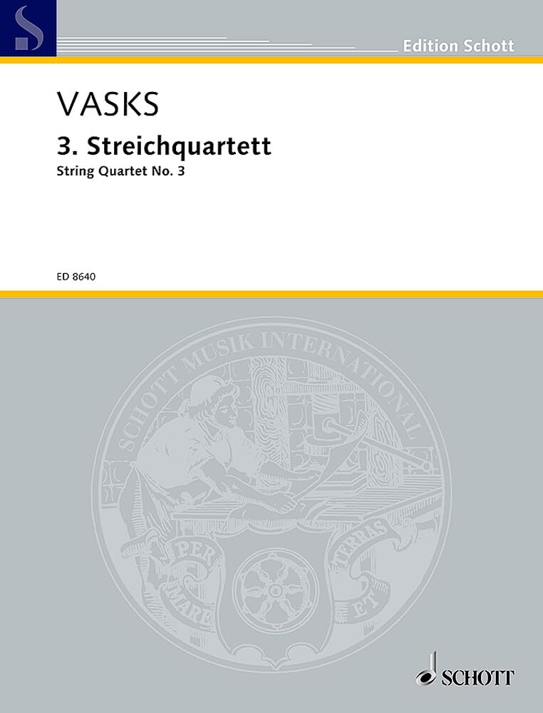 3. Streichquartett: Streichquartett. Partitur und Stimmen. (Edition Schott) Sheet Music