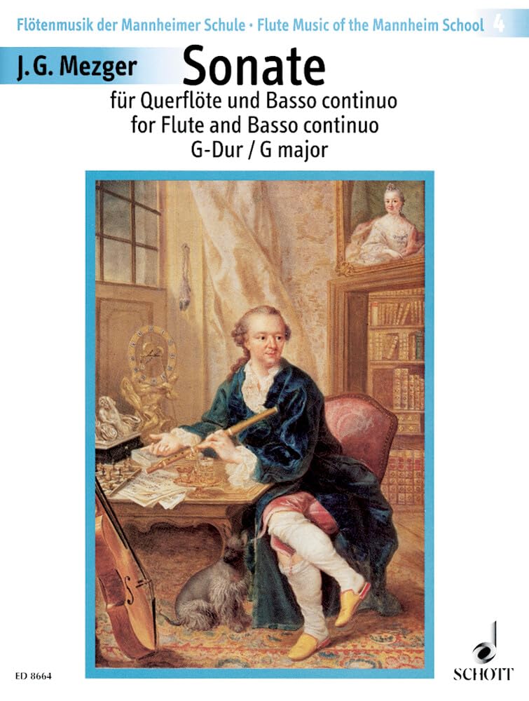 Sonate G-Dur: Heft 4. op. 6/2. Flöte und Basso continuo. (Flötenmusik der Mannheimer Schule, Heft 4) Sheet Music