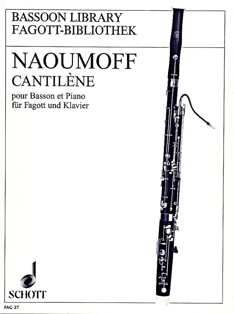Cantilène: bassoon and piano. book
