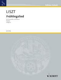 Frühlingslied: "Fröhliche Lieder klingen im Hain". female choir (SMezA) and piano. Partition. Sheet Music