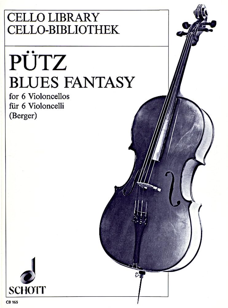 Blues Fantasy: 6 cellos. Partition et parties. book