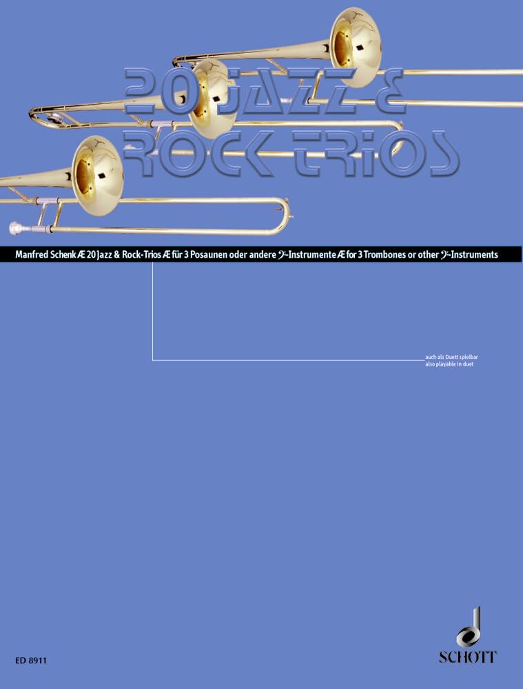 20 Jazz- & Rock-Trios: auch als Duett spielbar. 3 Posaunen oder andere Bass-Instrumente. Spielpartitur. Sheet Music