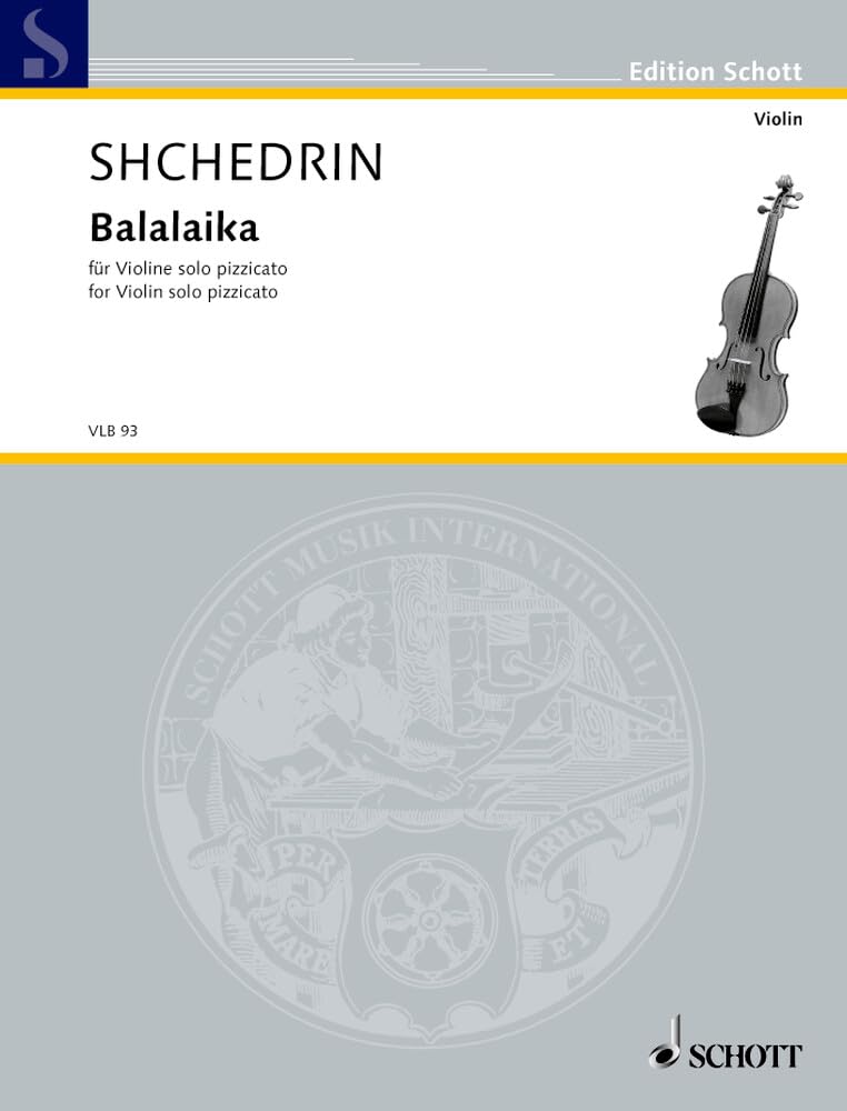 Balalaika: Violine solo pizzicato. (Edition Schott) Sheet Music