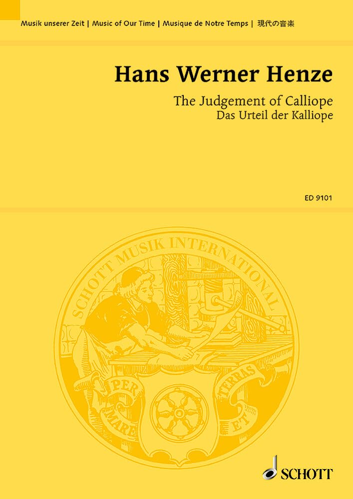 Das Urteil der Kalliope: Ein Satyrspiel von W. H. Auden und Chester Kallman. Studienpartitur. (Musik unserer Zeit) Sheet Music