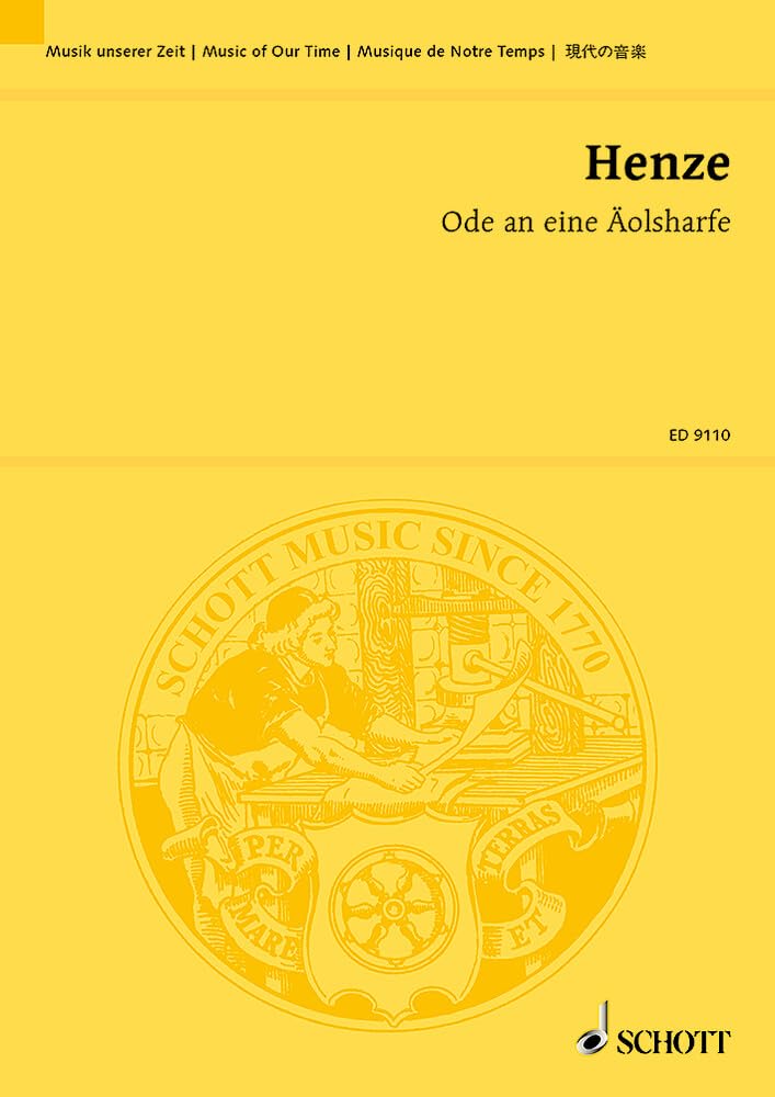 Ode an eine Äolsharfe: Music for Guitar solo and 15 Solo Instruments. Guitar solo and 15 Solo Instruments. Partition d'étude. book