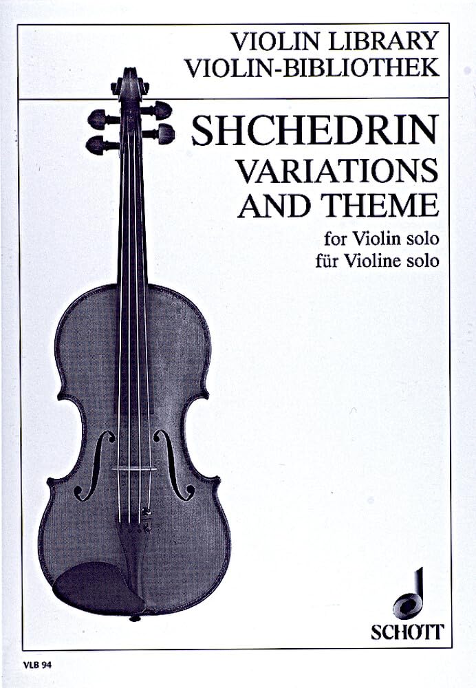 Variationen und Thema: Violine. (Violin-Bibliothek) Sheet Music