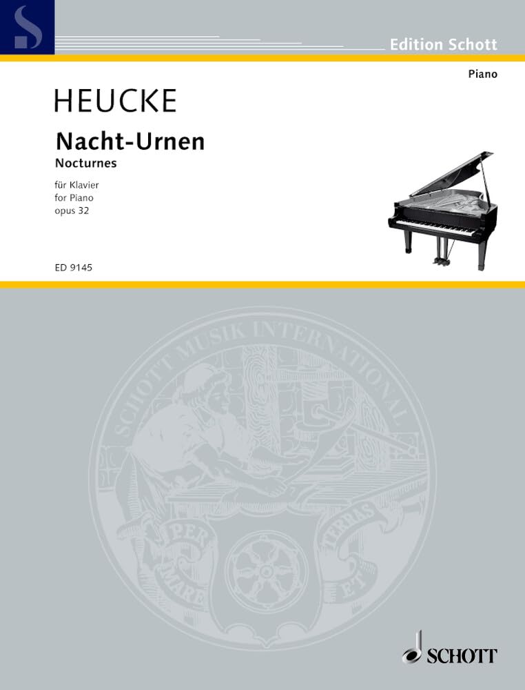 Nacht-Urnen: Nocturnes. op. 32. Klavier. (Edition Schott) Sheet Music