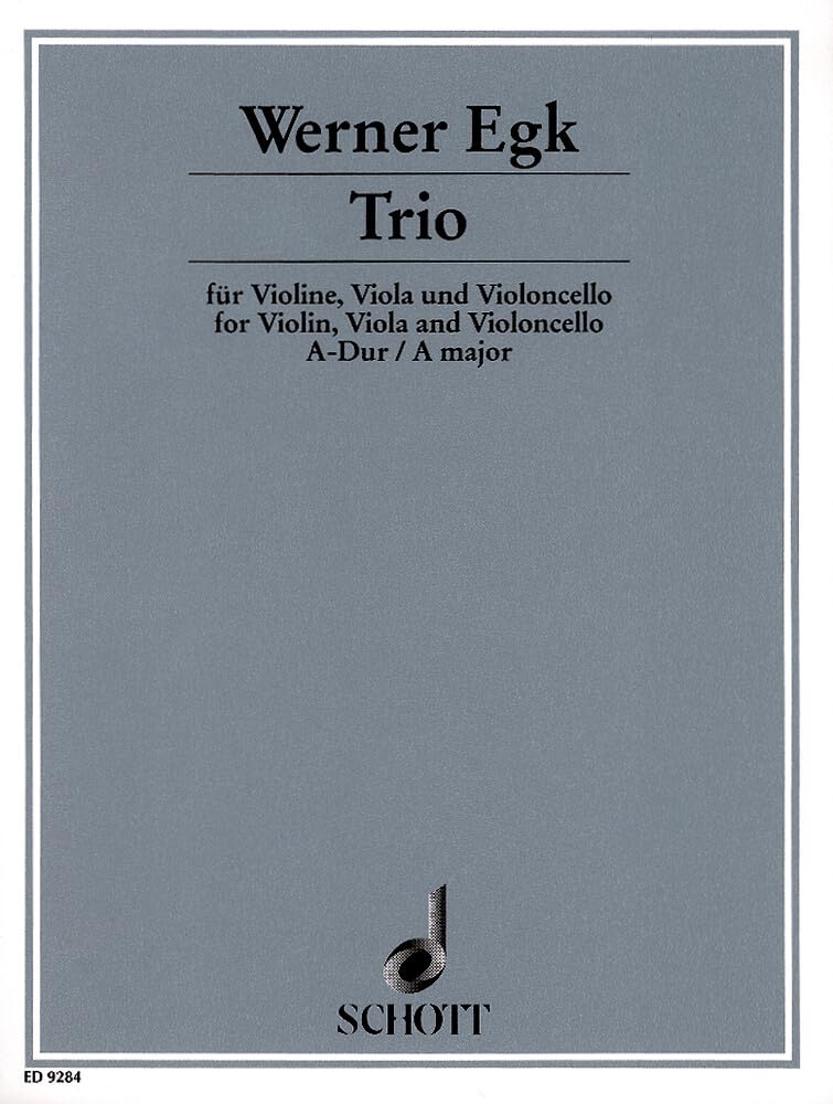 Trio A-Dur: Violine, Viola und Violoncello. Partitur und Stimmen. Sheet Music